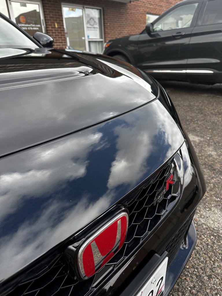 Front End Paint Protection on a Honda Civic Type R in Denver