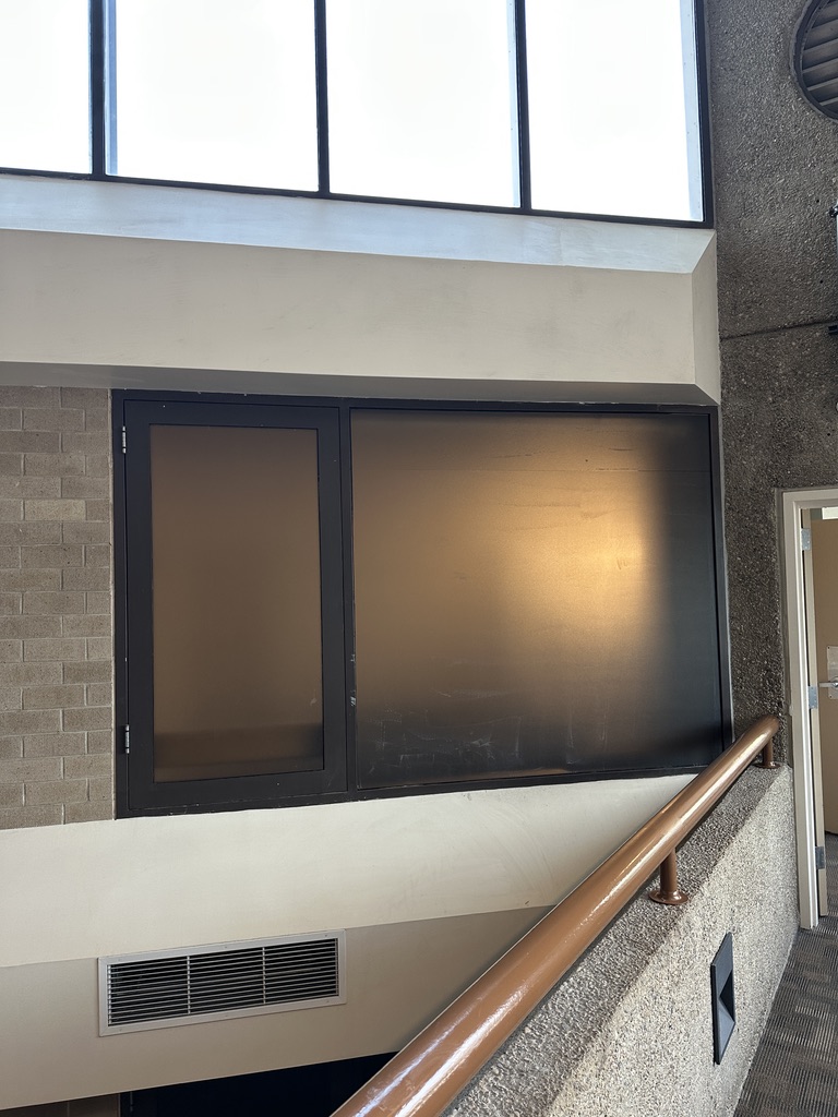 Commercial Window Tint - Frosted Window Film - Colorado School of Mines 1