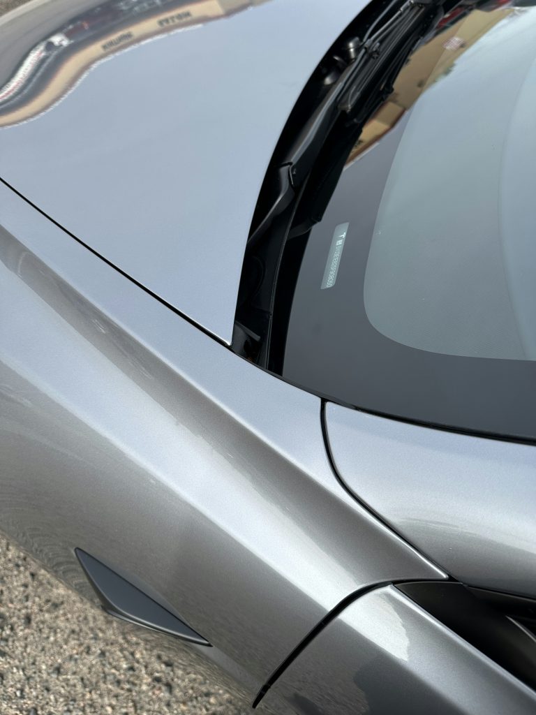 Paint Protection Film and Ceramic Window TInt on a new Tesla Model 3 in Lakewood Colorado