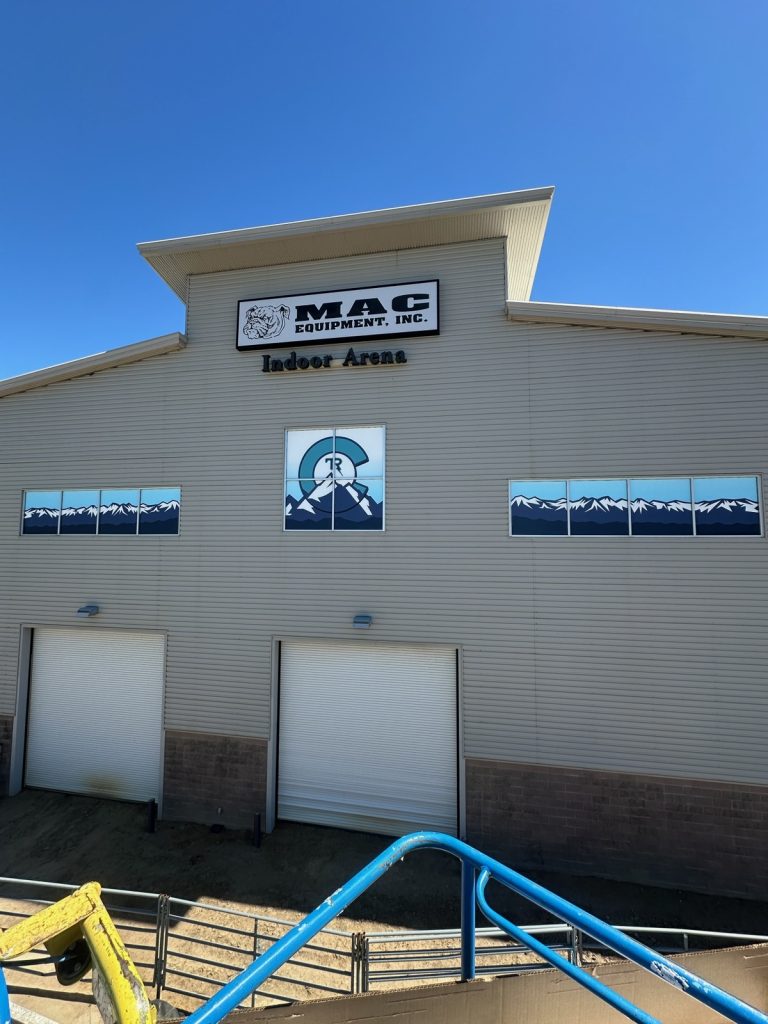 Frosted Window Film Replacement at Loveland Horse Arena | Commercial Window Film Installation