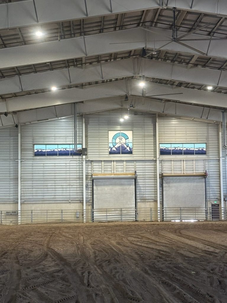 Frosted Window Film Replacement at Loveland Horse Arena | Commercial Window Film Installation